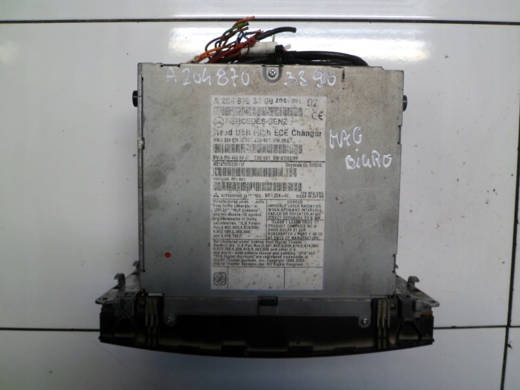 фото №7, Mercedes c w204 радио cd навигация a2048703390