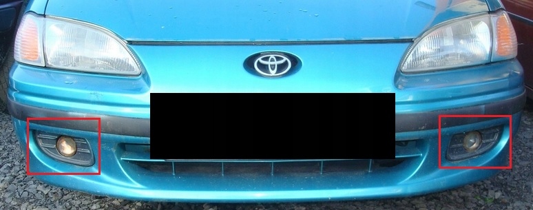 Toyota paseo ii 1995-1999 рамки протитуманних фар l+p оригінальний номер Зі Шроту