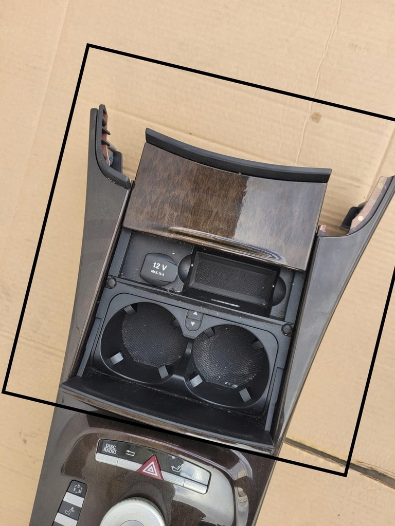 фото №1, Mercedes s w221 бардачок тунель середнього