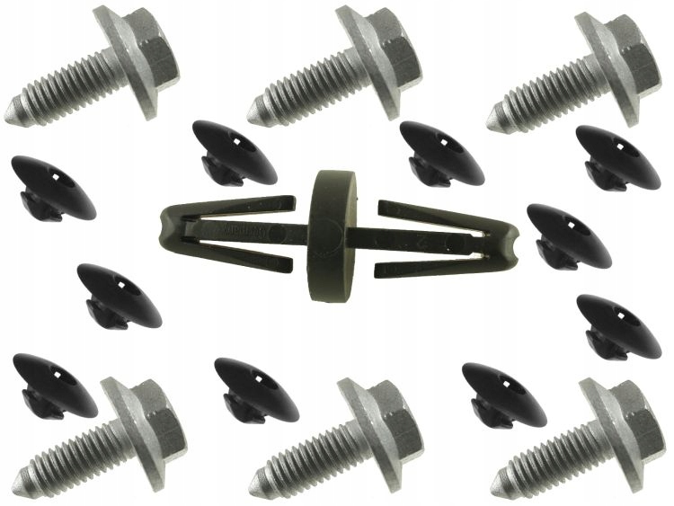 фото №1, Vw transporter t5 клипсы защита pod двигатель комплект набор