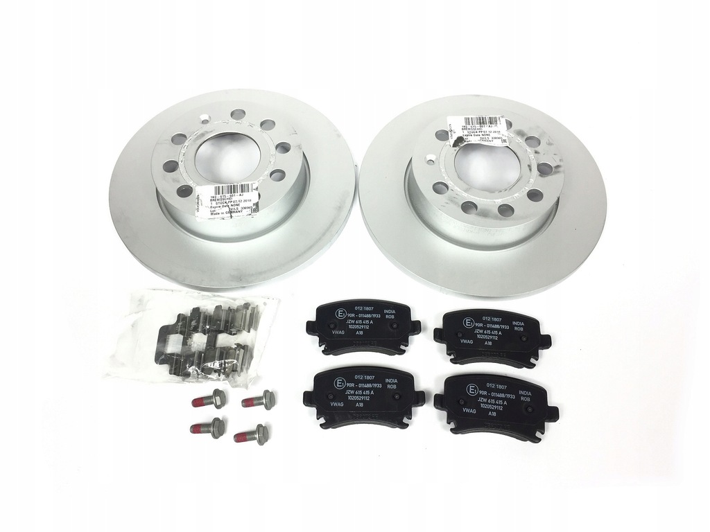 фото №1, Гальмівні диски гальмівні колодки vw touran golf jetta caddy задня aso