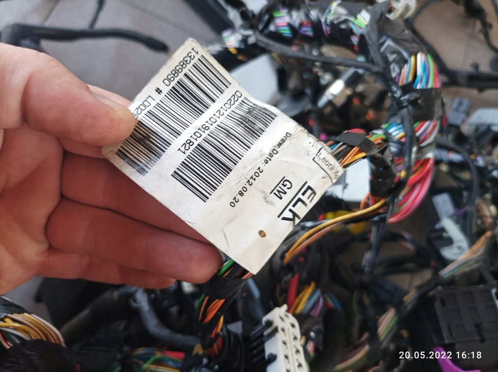 фото №7, Электропроводка электрическая opel zafira c 2.0 d 13 rok