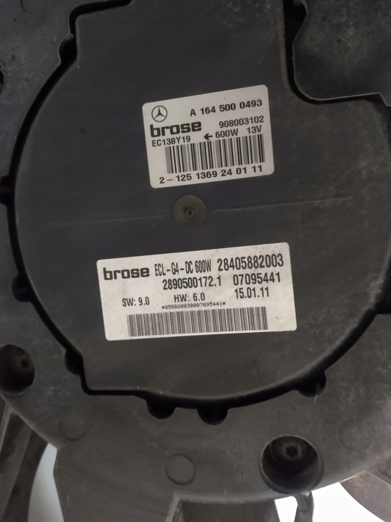 фото №6, Вентилятор радиатора mercedes w164 x164 w251 3.0