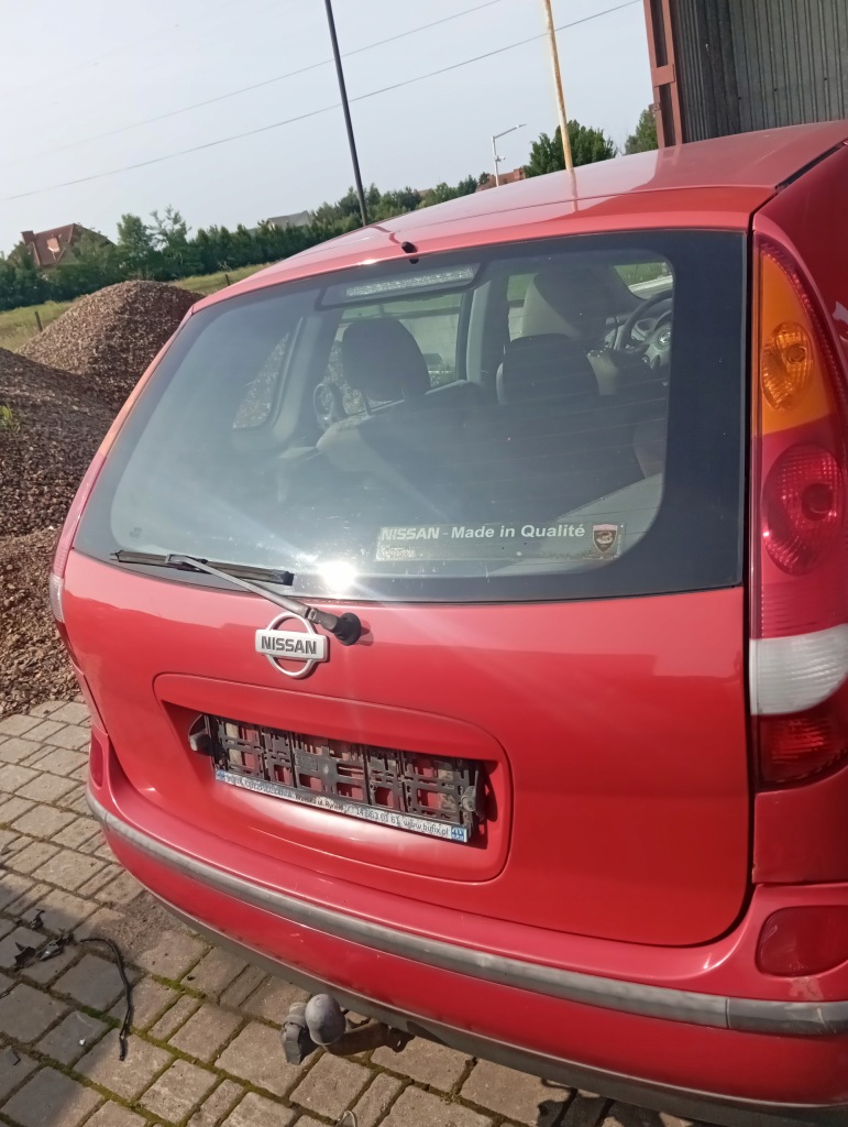 фото №1, Nissan almera tino крышка багажника багажника с стекло без оснащения