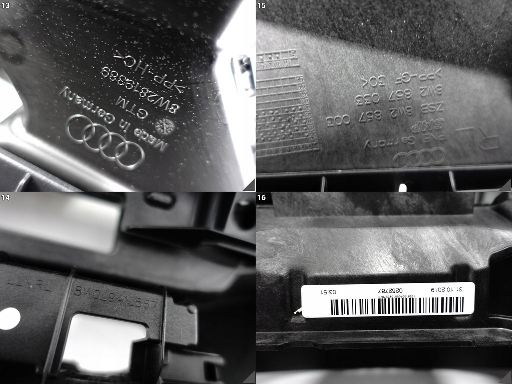 фото №11, Audi a5 s5 f5 8w6 8w2 a4 s4 8w0 b9 15- приборная панель приборная консоль 24a uk