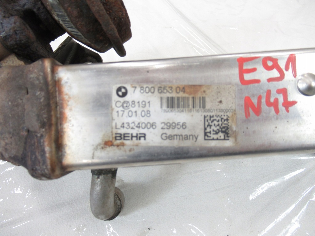фото №2, Радиатор выхлопных газов egr bmw e60 e61 e90 e91 n47 177km