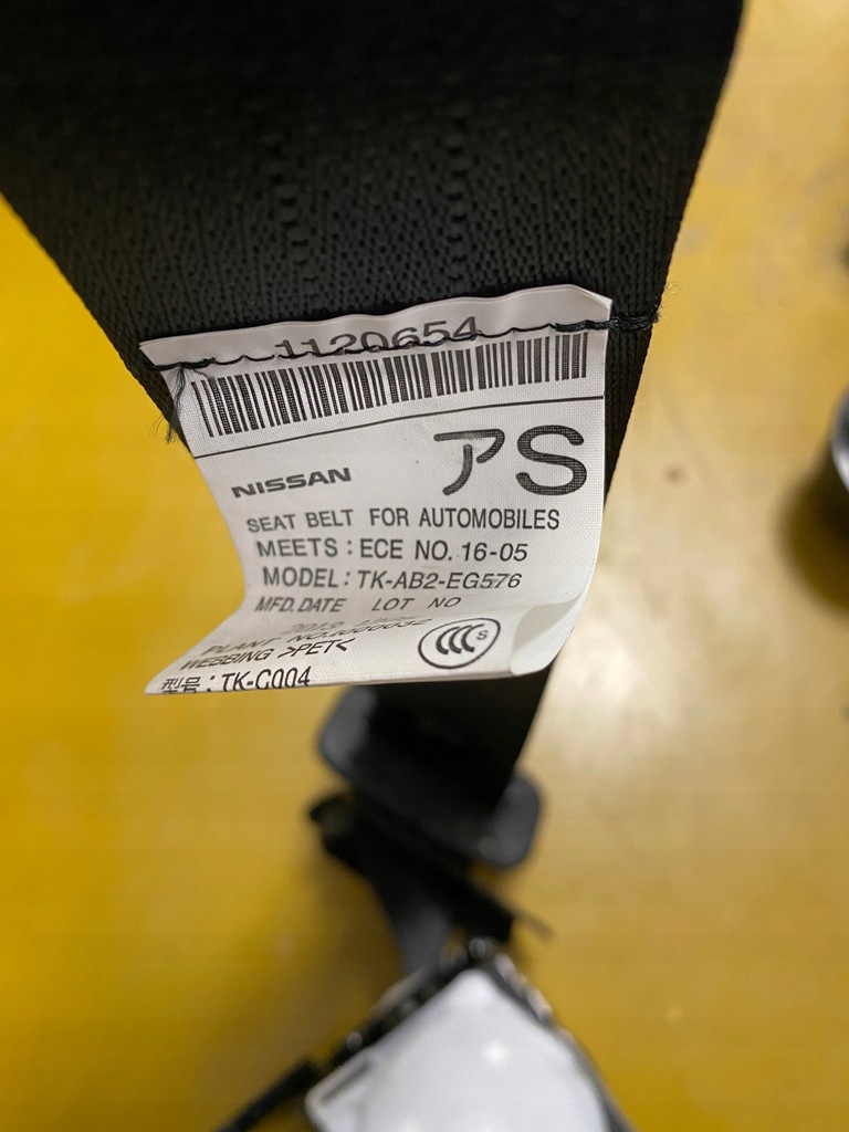 фото №8, Задние ремни безопасности сиденье задняя infiniti q70