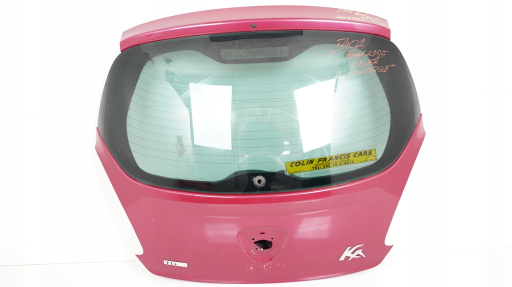 фото №1, Крышка багажника багажника задняя ford ka ii 08-16r 9rqe