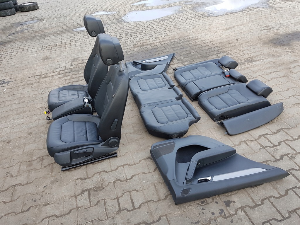 фото №6, Vw passat b7 sedan сиденья кожаный заднее сиденье