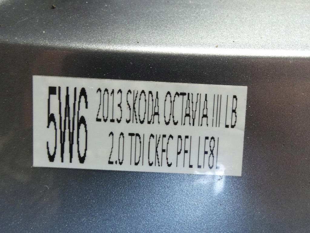 фото №12, Kpl бампер перед передний skoda octavia iii 5e sprysk lf8l