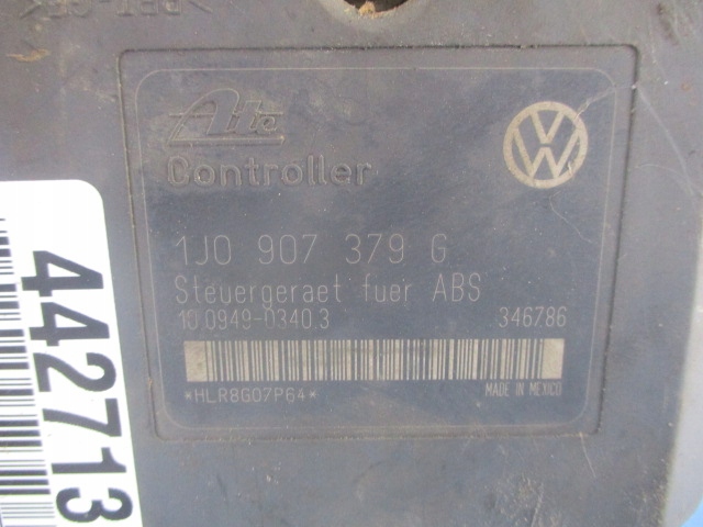 фото №6, Audi a3 8l насос блок управления abs 1j0614117c ate