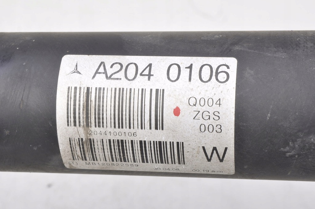 фото №6, Mercedes w204 1.8 wał приводной a2040106