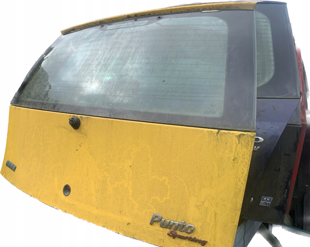 фото №1, Fiat punto 2 ii крышка багажника задняя sporting жёлтый