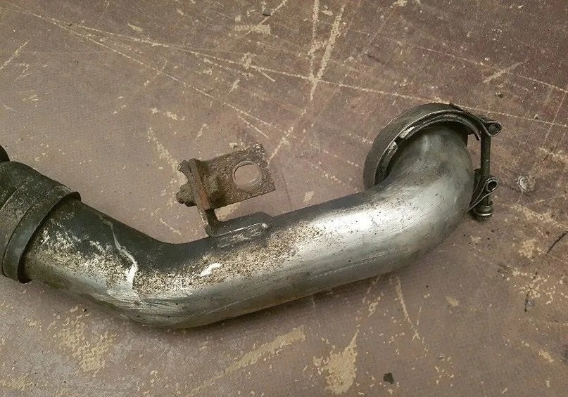 фото №1, Труба з'єднувач шланг інтеркулер daf 45/55 lf