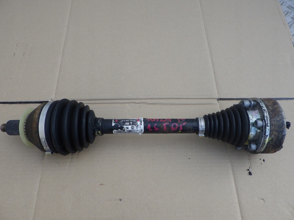 фото №1, Приводной вал левый перед передняя 6r0407761a ibiza iv