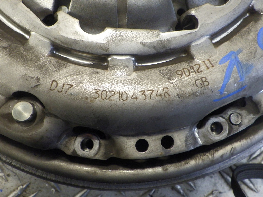 фото №6, Clio v 1,5dci сцепление полный двухмассовый маховик 302104374r