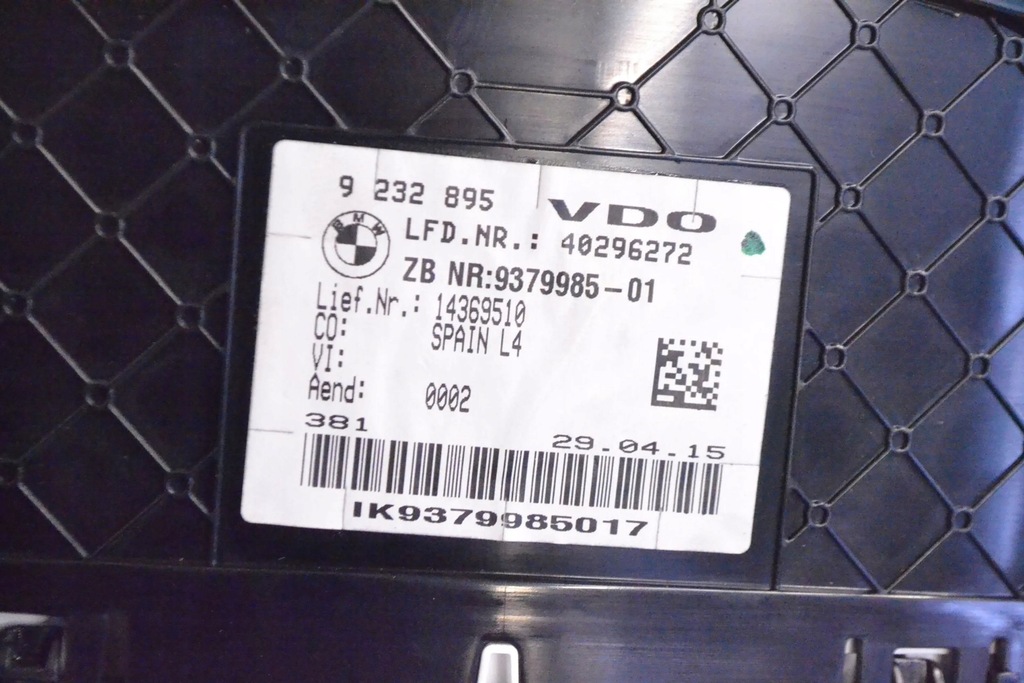 фото №5, Bmw 4 f32 f33 2015 счетчик / спидометр