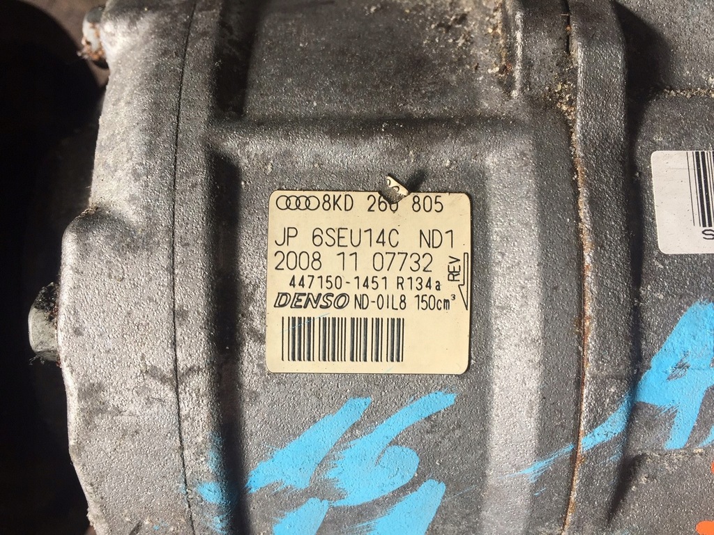 фото №10, Audi a4 b8 a5 8t компресор компресор кондиціонера 8kd260805