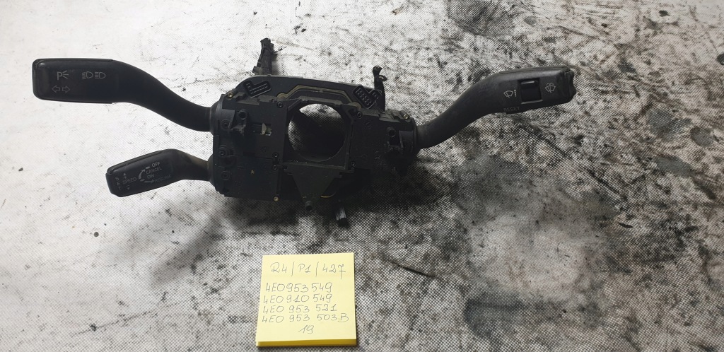 фото №1, Переключатель комбинированный рычаг 4e0953549 audi a8 d3