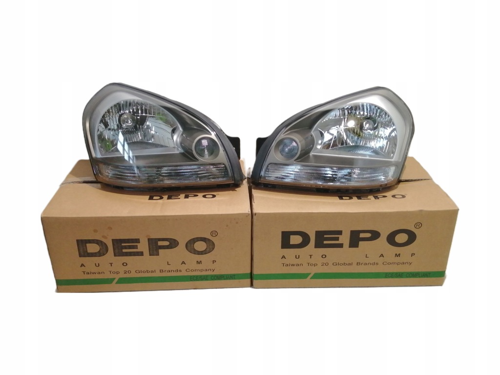 фото №1, Hyundai tucson i jm 06.04-10.09r фара лампа перед