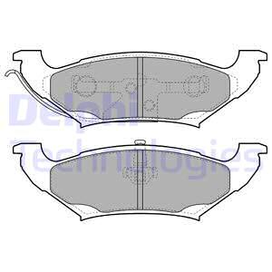 фото №2, Гальмівні колодки гальмівні задня do chrysler voyager iv 3.0