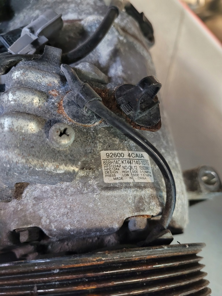 фото №1, Nissan renault 1.6 dci компресор кондиціонер 926004caia