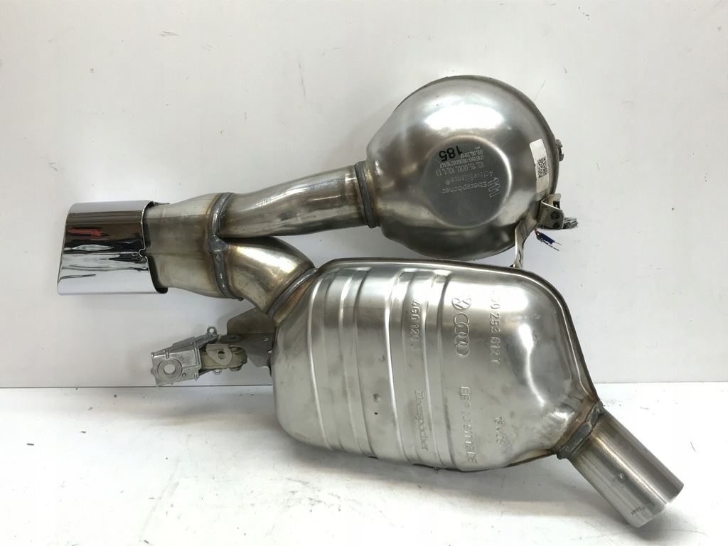 фото №9, Audi a6 a7 c7 4g 2011-14 гаситель выхлоп активный 4g0253612t