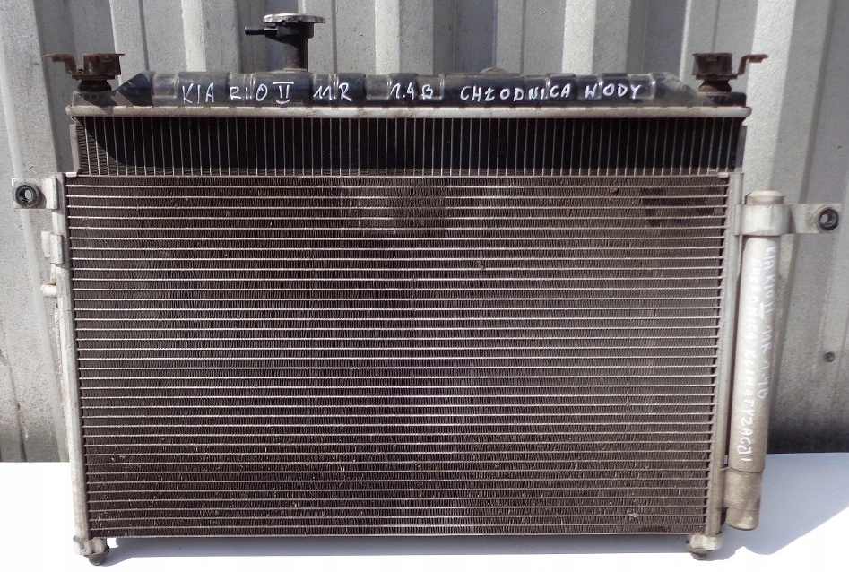 фото №1, Kia rio ii lift 1.4 комплект радиатор вентилятор