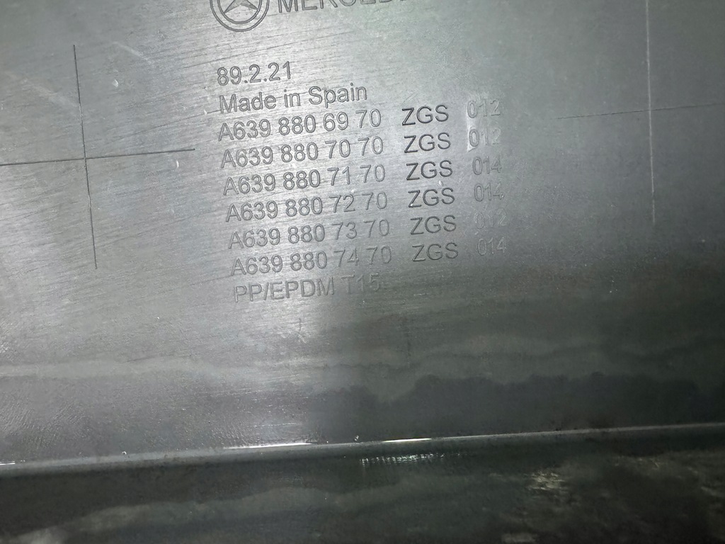 фото №16, Mercedes vito w639 lift - бампер перед передній a6398806970