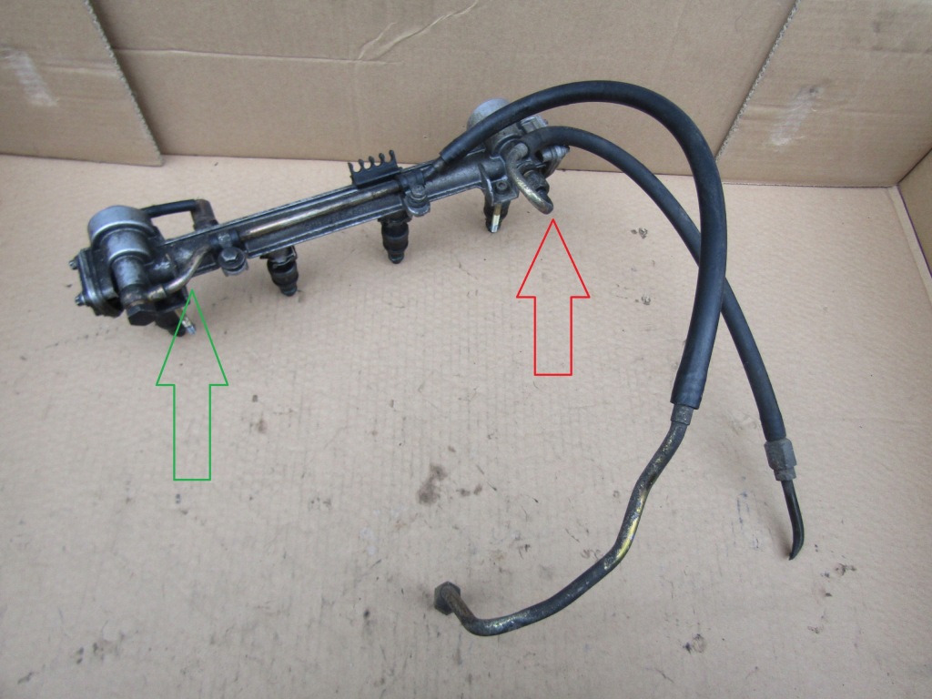 Купити 7 mercedes w124 w202 w210 2.2 2.0 m111 шланг трубка паливної  молдинг форсунок