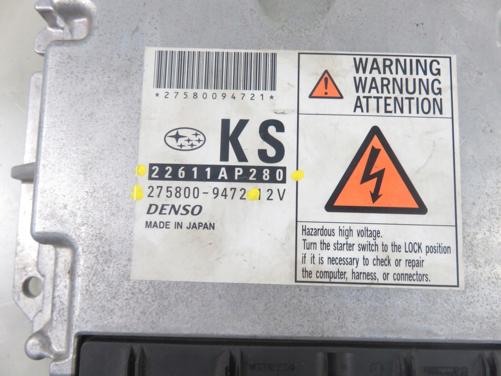 фото №6, Блок управления subaru impreza iii 2.0 d 275800-9472 22611ap280