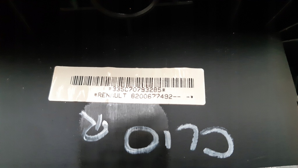 фото №11, Приборная панель консоль подушки безопасности ремни датчик kpl renault clio iii