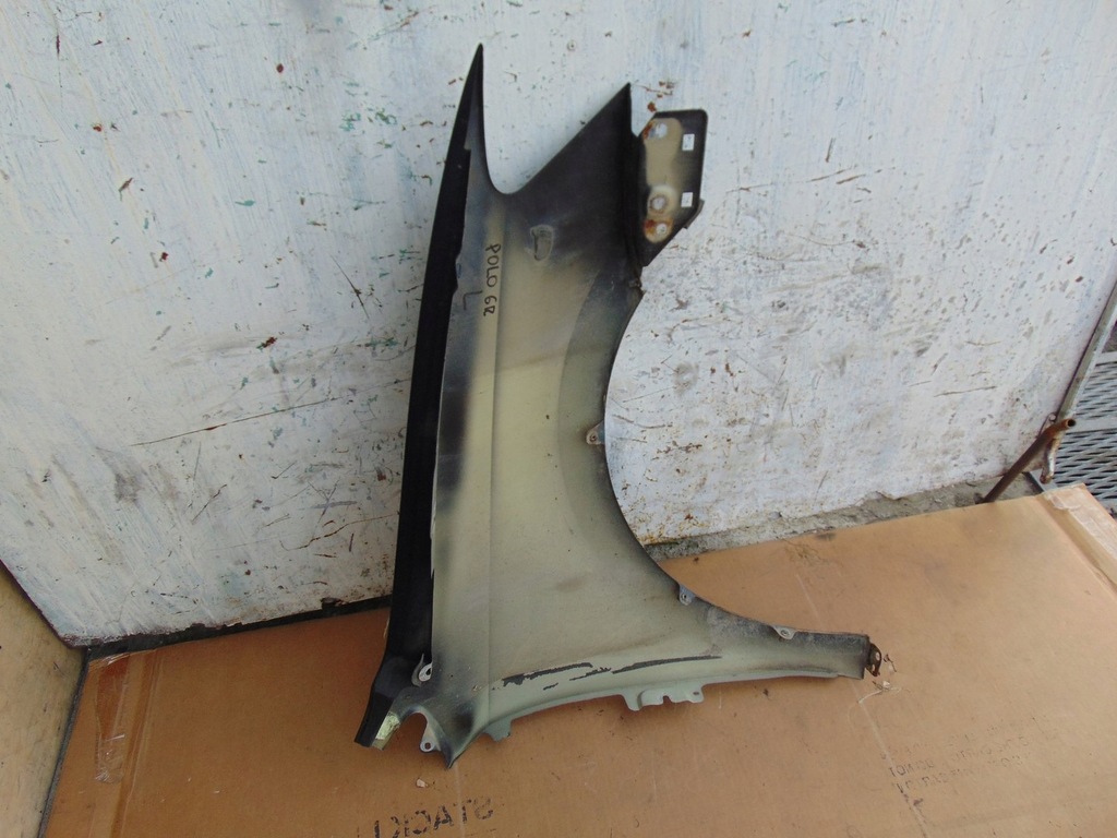 фото №9, Крыло левый перед vw polo v 6r 6r0821105g lc9x демонтаж
