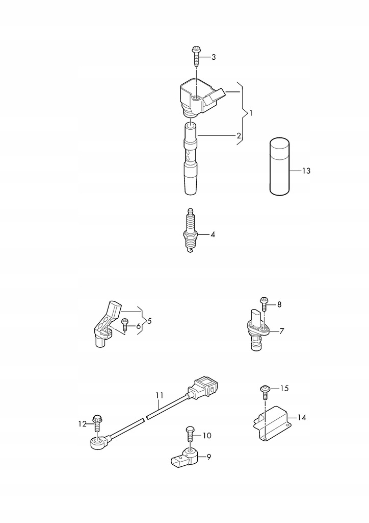 фото №9, 06l905110f катушка зажигания audi a5 f5 8w 2.0 tfsi