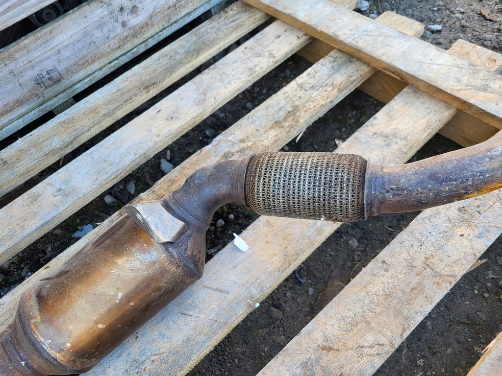 фото №7, Porsche cayenne 7p5 vw touareg 3.6 выхлоп катализатор правый dpf 7p0131701