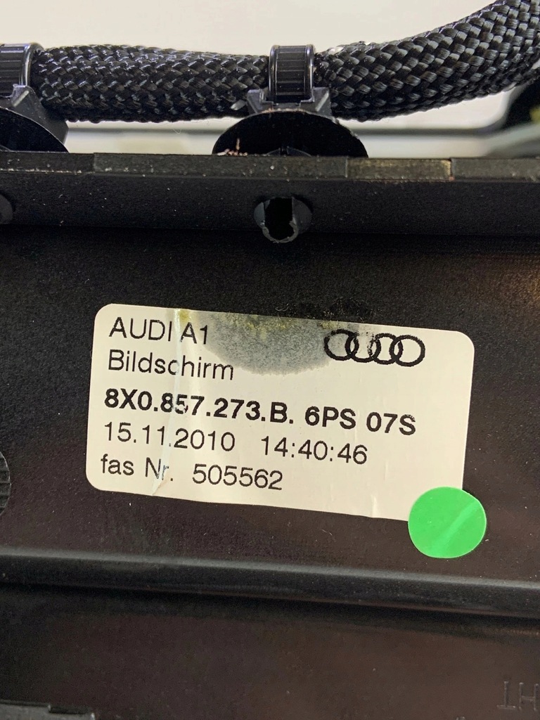 фото №10, Дисплей радио audi a1 8x b