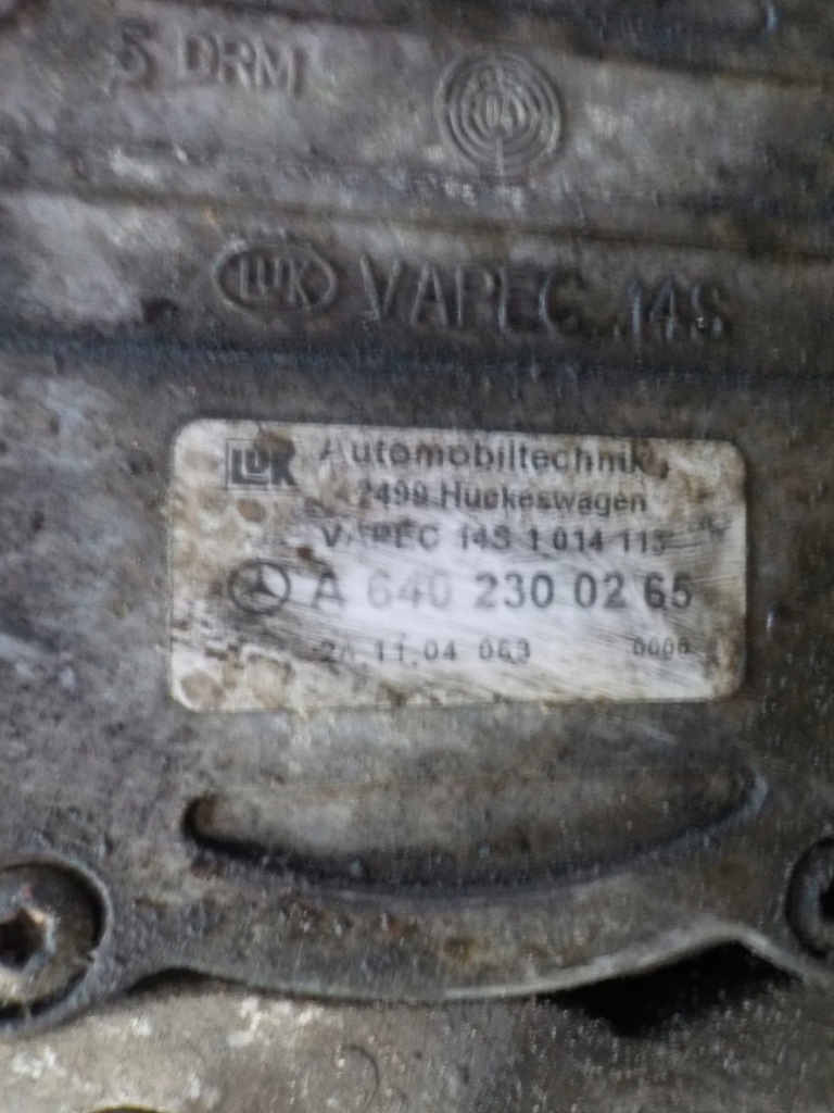 фото №9, Двигун mercedes a 180 cdi 2.0 cdi 107km 2004r w169 a6402300265