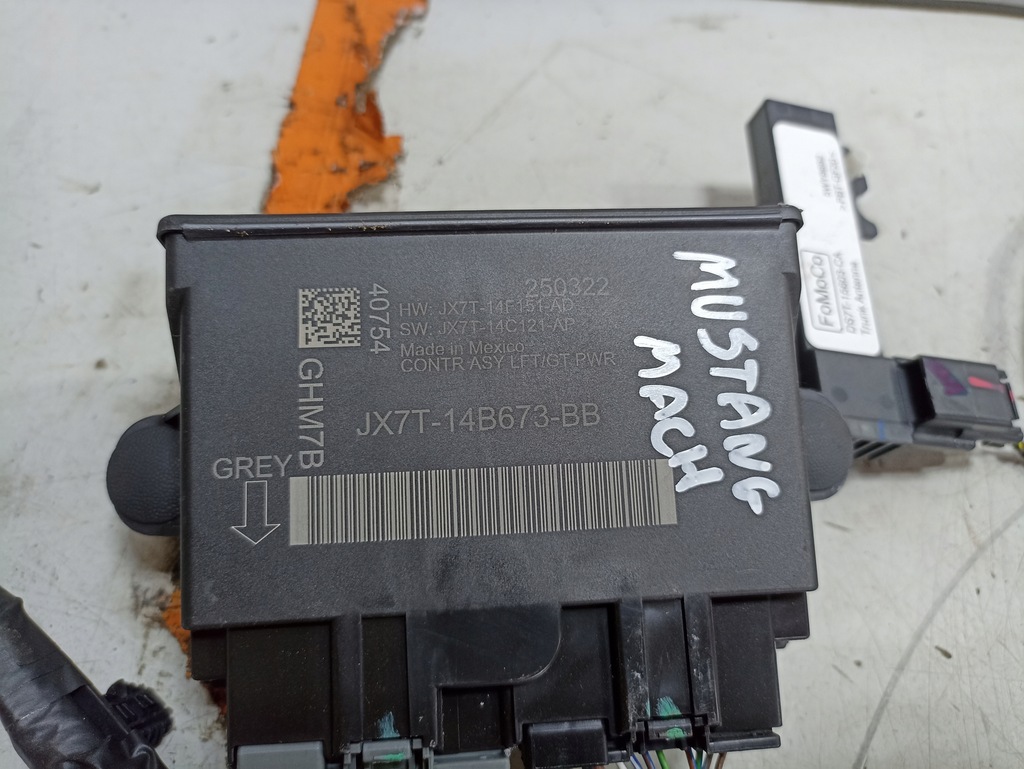 фото №6, Ford mustang mach-e жгут электропроводка крышки багажника камера модуль