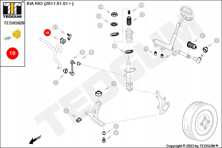 фото №12, Tedgum ted85929 подвеска, стабилизатор