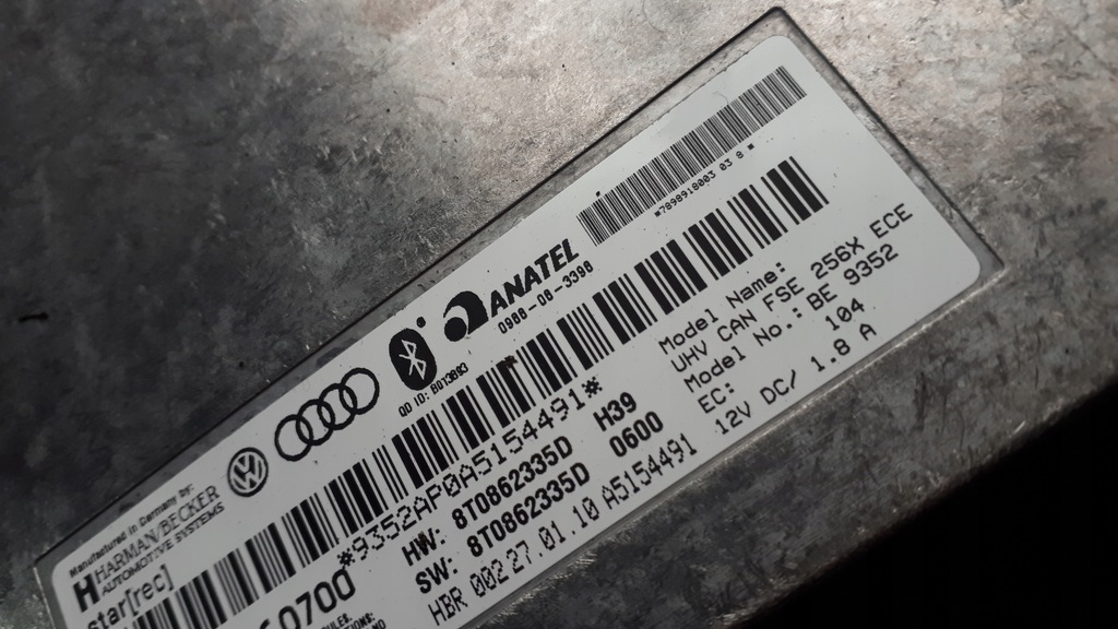 фото №6, A4 b8 модуль bluetooth a4 b8 a5 q5 8t0862335d s4 s5