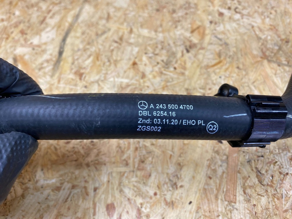 фото №12, Wąż труба шланг wody mercedes w177 w247 w118 h247 a2435004700