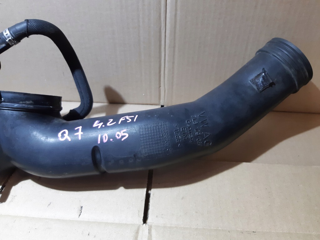 фото №8, Audi q7 4l 4.2 fsi шланг труба повітря 7l8129627a