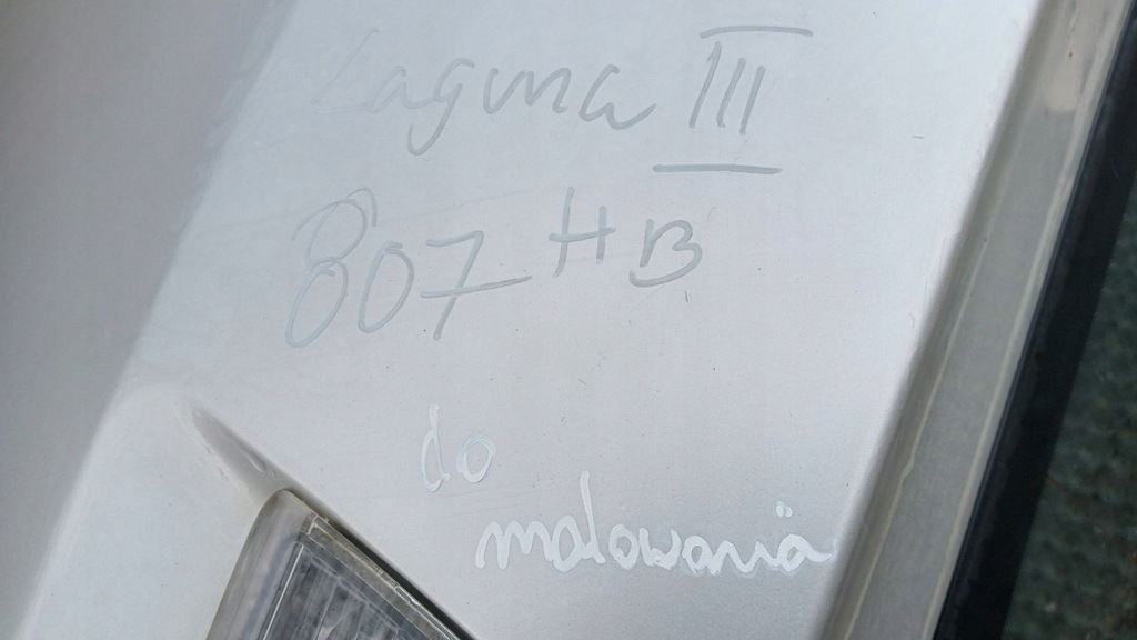 фото №12, Renault laguna iii hb крышка багажника задняя ted69