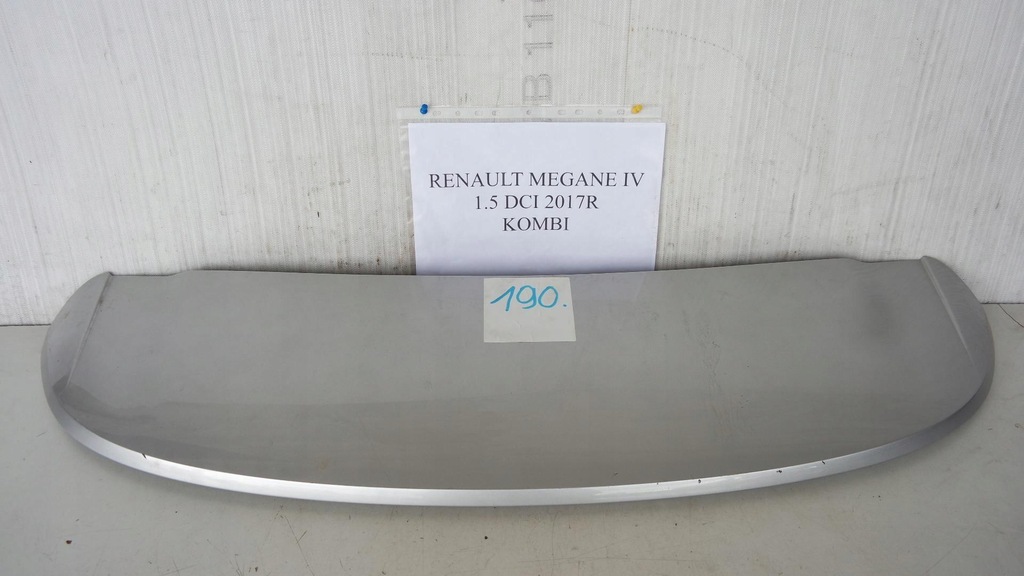 фото №6, Спойлер спойлер кришки задня renault megane iv kombi 960301593r