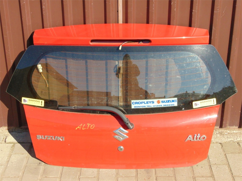 фото №1, Suzuki alto кришка багажника задня задня комплектна демонтаж
