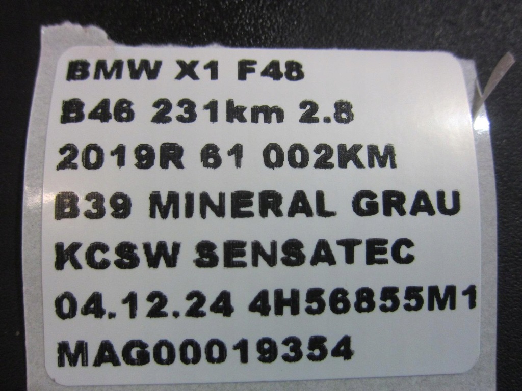 фото №12, Bmw x1 f48 f39 x2 панель приладів приладова консоль 6969852 подушка безпеки usa 51456969852