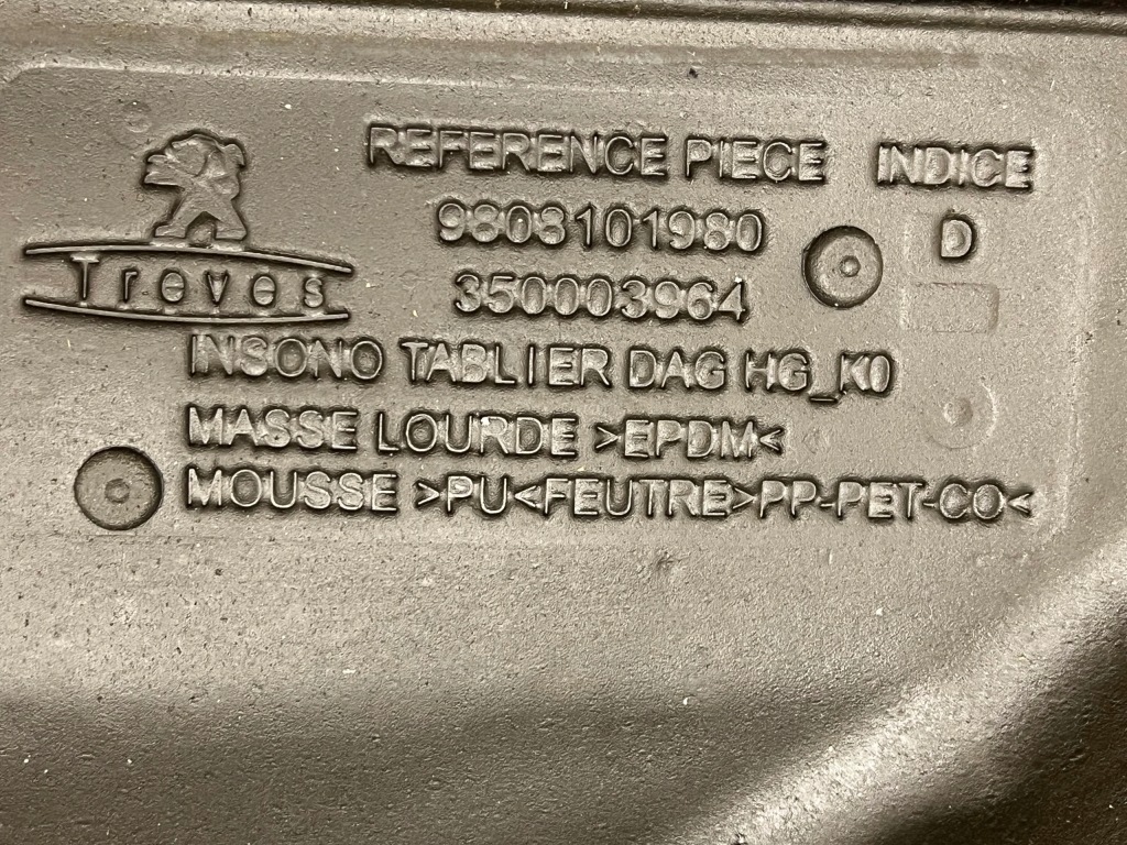 Шумоізоляція стіни перегородки opel vivaro c 3 jumpy expert toyota proace Зі Шроту