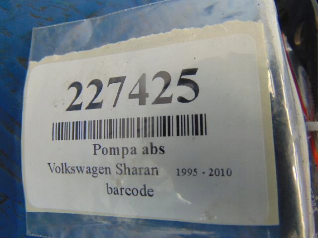 фото №8, Volkswagen sharan 1.9d насос abs 7m3907379b