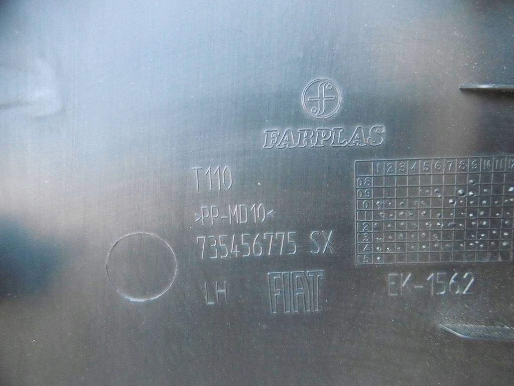 фото №5, Защита обшивка защита стойка b левая fiat doblo ii 735456775