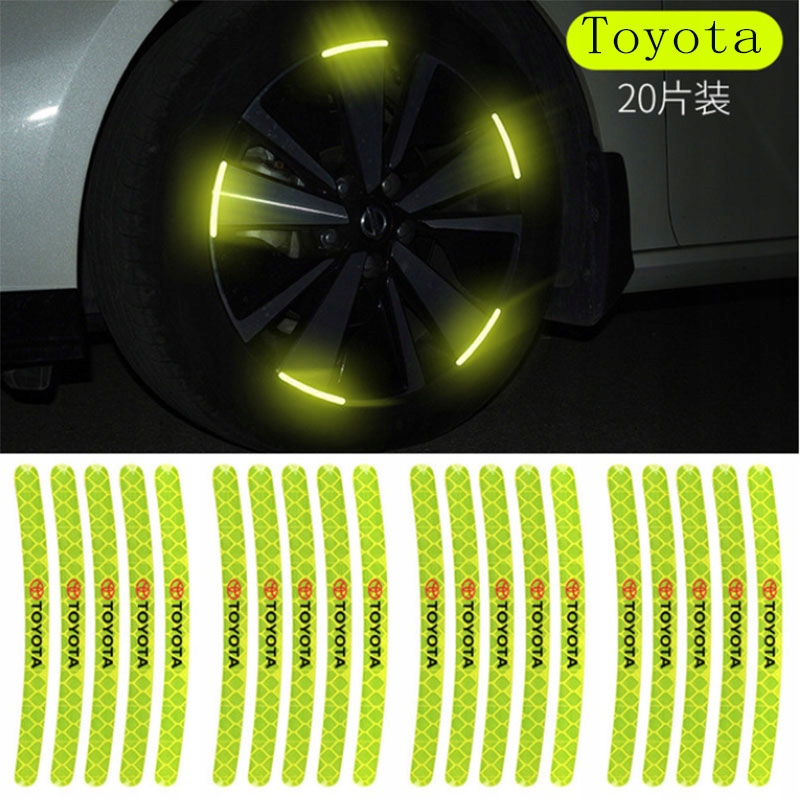 фото №7, Стиль buicka 20 odblaskowych наклейок do ступиця kół